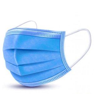 Box Of (50) 3 Ply Disposable Face Masks